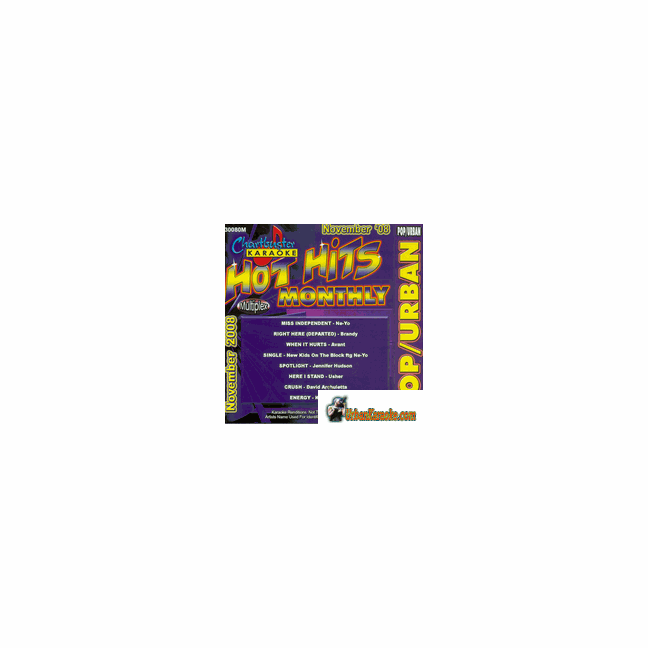 HOT HITS MONTHLY POP/URBAN NOVEMBER 2008 ChartBuster CB 30080M
