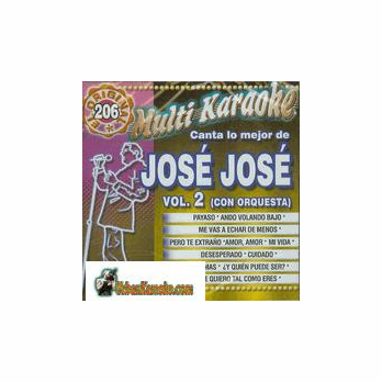 JOSE JOSE Vol. 2 (CON ORQUESTA)  Multi Kararoke  MK 0206
