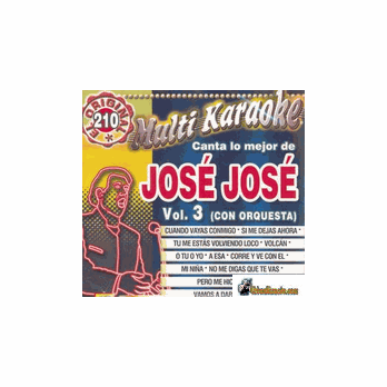 JOSE JOSE Vol. 3    Multi Karaoke   MK 210