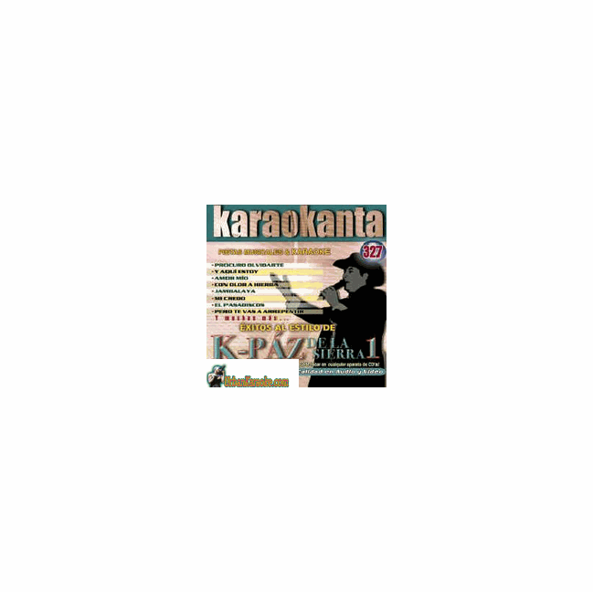 K PAZ De La Sierra 1  Karaokanta  KAR 327