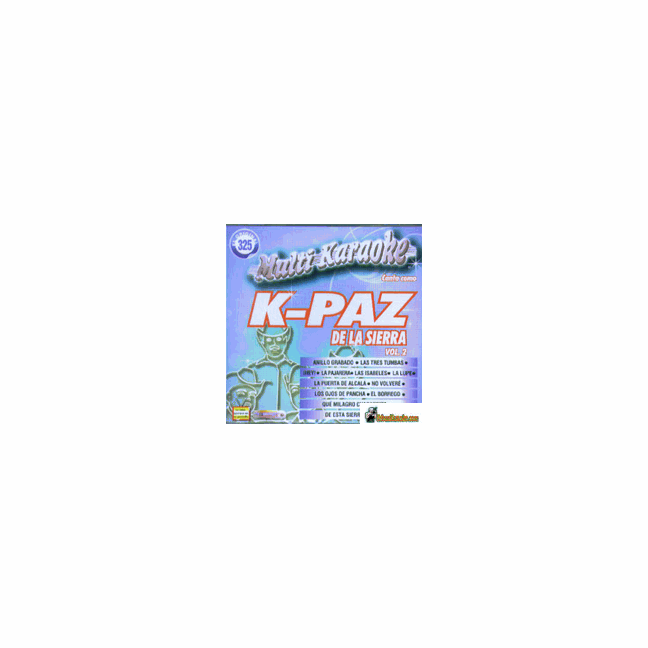 K-PAZ DE LA SIERRA Vol. 2 Multi Karaoke MK 325