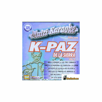 K-PAZ DE LA SIERRA  Vol. 2    Multi Karaoke   MK 325