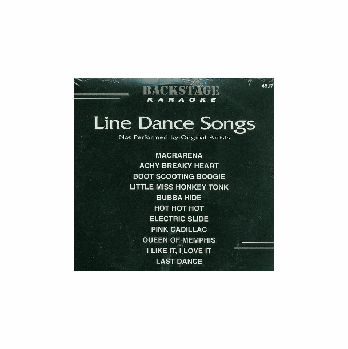 LINE DANCE SONGS    Backstage Karaoke   Vol. 4517 