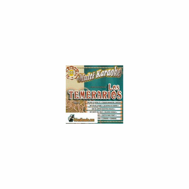 LOS TEMERARIOS    Multi Karaoke  MK 273  