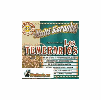 LOS TEMERARIOS    Multi Karaoke  MK 273  