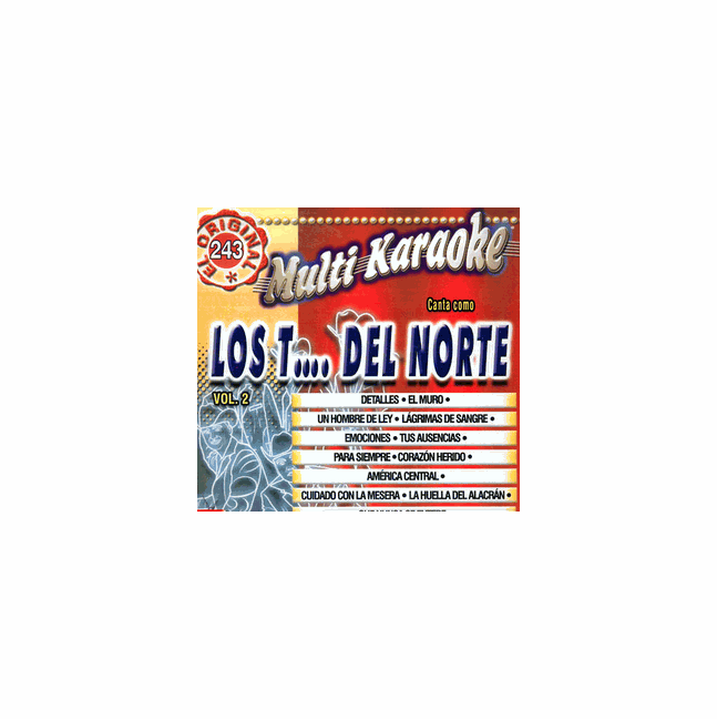 LOS TIGRES DEL NORTE Vol. 2 Multi Karaoke MK 0243