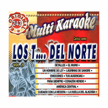 LOS TIGRES DEL NORTE Vol. 2    Multi Karaoke   MK 0243    