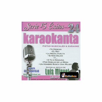 LUIS MIGUEL VOL.24     Karaokanta    KAR 1524