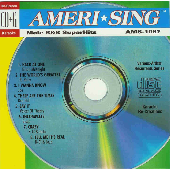 MALE R&B SUPERHITS Ameri*sing AMS 1067