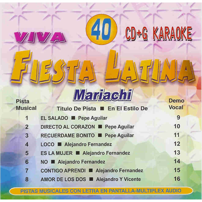MARIACHI Viva Fiesta Latina CDGFL 040