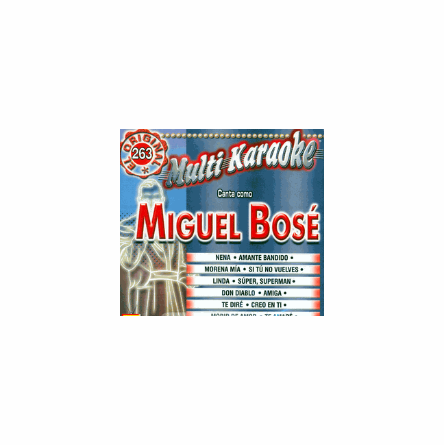 MIGUEL BOSE    Multi Karaoke     MK 263 