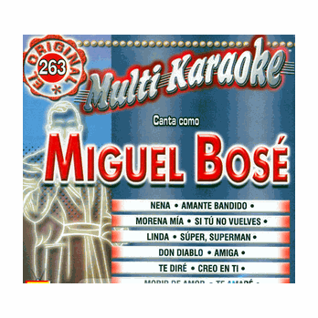 MIGUEL BOSE    Multi Karaoke     MK 263 