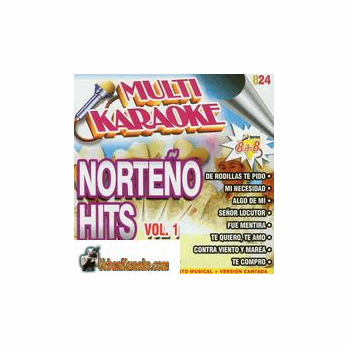 NORTENO HITS Vol. 1   Multi Karaoke  MK 824    