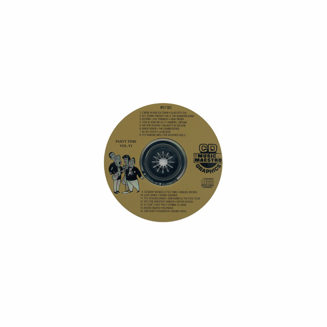 PARTY TIME VOL  V1  Music Maestro   MM 6192
