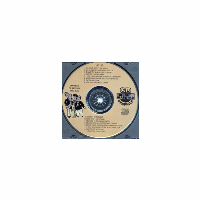 POP HITS OF THE 90'S Vol. XIX Music Maestro MM 6165
