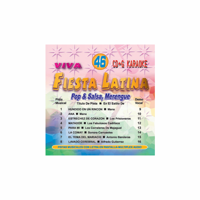 POP & SALSA MERENGUE Viva Fiesta Latina Pop FL 046