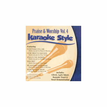 PRAISE AND WORSHIP Vol.4            Daywind Karaoke          DAY6918