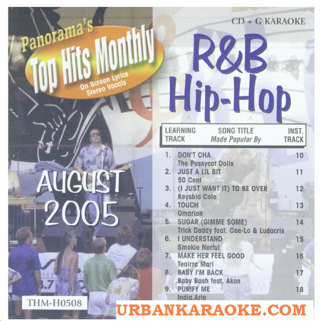 R&B/HIP HOP AUGUST 2005 Top Hits Monthly H0508