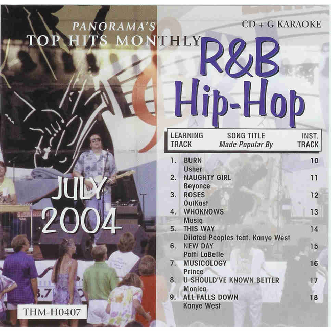 R&B/HIP-HOP JULY 2004 TOP HITS MONTHLY CDG