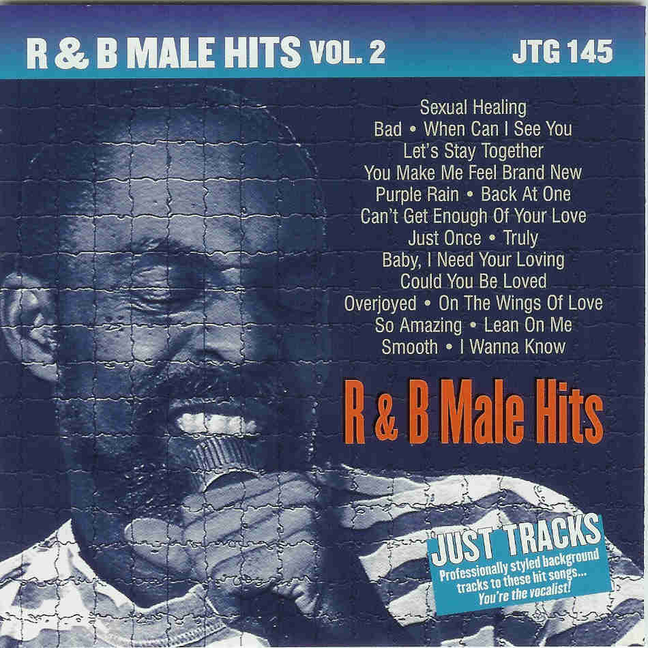 R&B MALE HITS Vol. 2 Just Tracks JTG 145