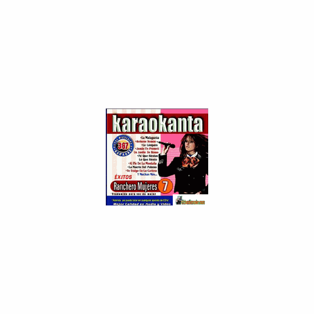 RANCHERO MUJERES 7   Karaokanta  KAR 367