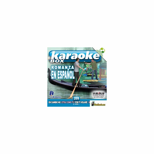 ROMANZA EN ESPANOL    Karaoke Box   KB 209  
