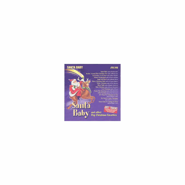 SANTA BABY & OTHER POP CHRISTMAS FAVORITES Just Tracks JTG316