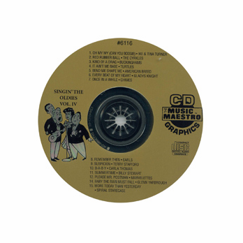 SINGIN' THE OLDIES Vol. IV   Music Maestro   MM6116