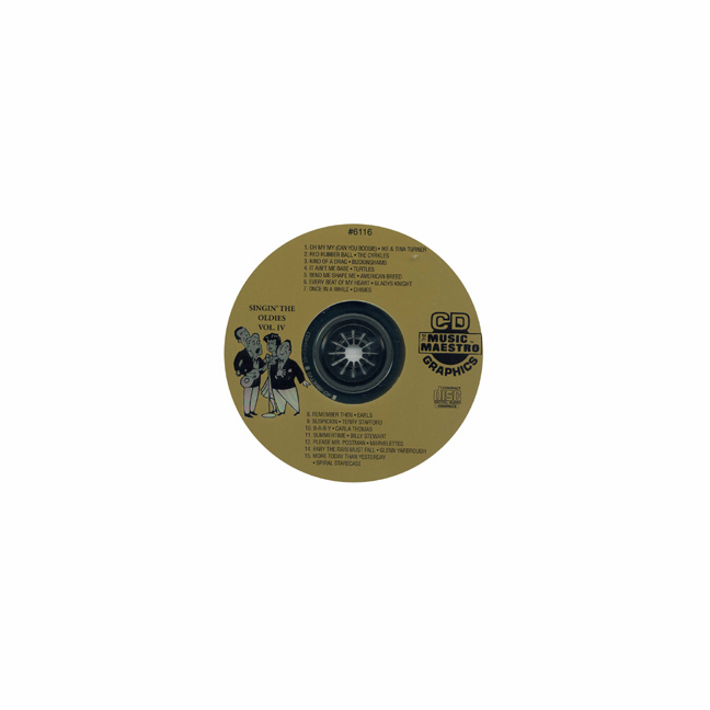 SINGIN' THE OLDIES Vol. IV Music Maestro MM6116