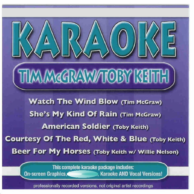 TIM McGRAW/TOBY KEITH Karaoke 40713 2