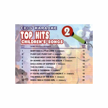 TOP HITS CHILDREN�S Vol. 2  U Best  
