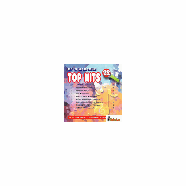 TOP HITS ENGLISH SONGS 22 U Best CDGA 022