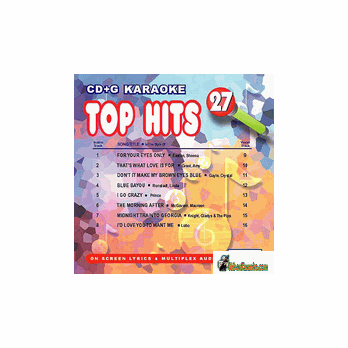 TOP HITS ENGLISH SONGS  27   UBest  CDGA 027