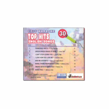 TOP HITS ENGLISH SONGS 30  U Best  CDGA  030 