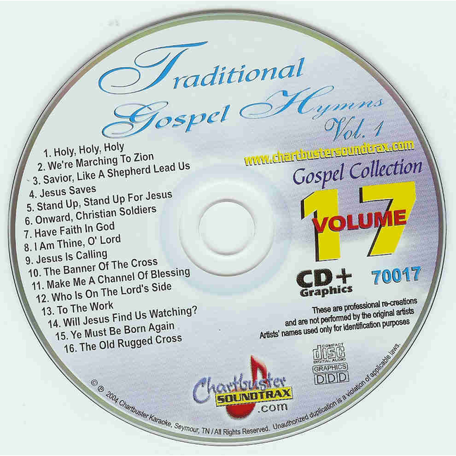 TRADITIONAL GOSPEL CDG CB70017 CHARTBUSTER GOSPEL
