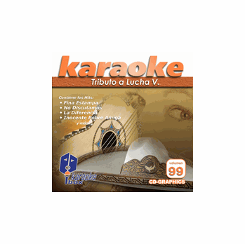TRIBUTO A LUCHA V.  Vol. 99   Karaoke Box   KB 99   