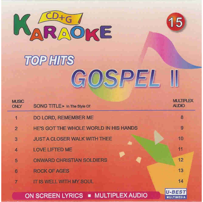 U-BEST TOP HITS GOSPEL II 15