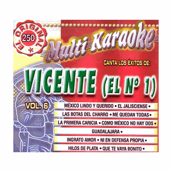 VICENTE ( EL NO. 1)  Multi Karaoke  MK 250   