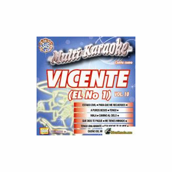 VICENTE EL No. 1  Vol.10     Multi Karaoke  MK 345
