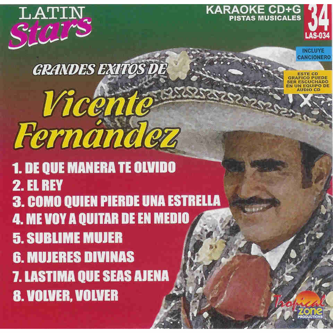 VICENTE FERNANDEZ Latin Stars LAS 034