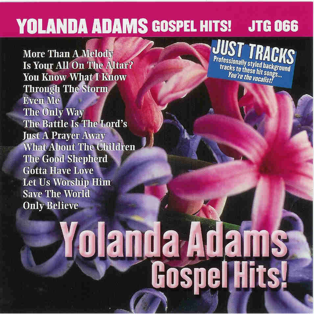 YOLANDA ADAMS GOSPEL HITS! Just Tracks JTG 066