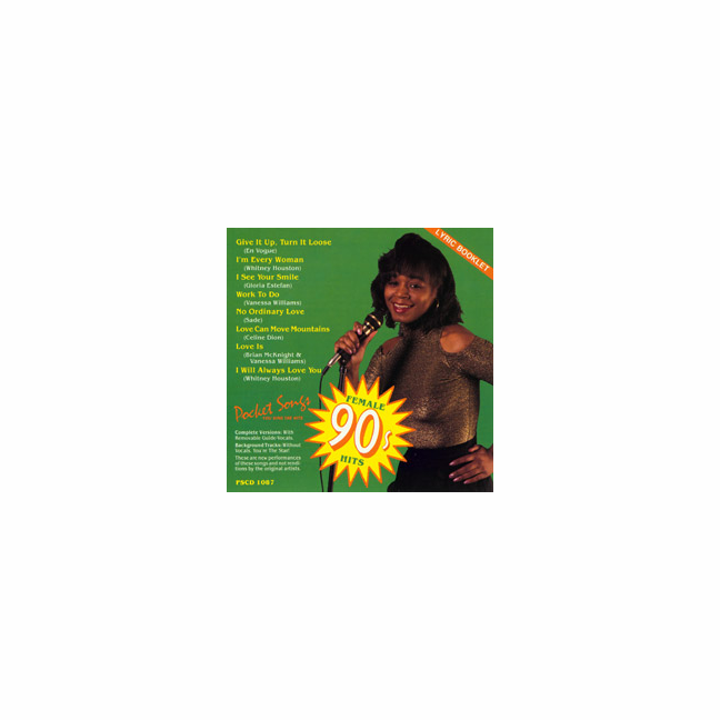 YOU SING CONTEMPORARY FEMALE HITS Pocket Songs PSCD 1087