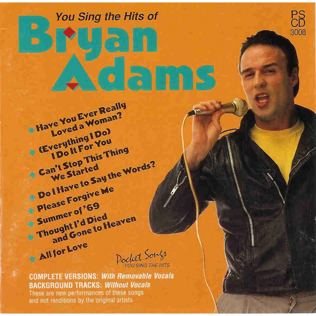 YOU SING THE HITS BRYAN ADAMS Pocket Songs PS3008