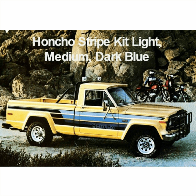 Jeep Decal and Stripe Kits, Jeep Cherokee S, Cherokee Chief, J10 Honcho