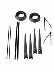 Door Weatherstrip Kit for 1974-1988 Jeep J10, J20, 2-Door Cherokee and Wagoneer