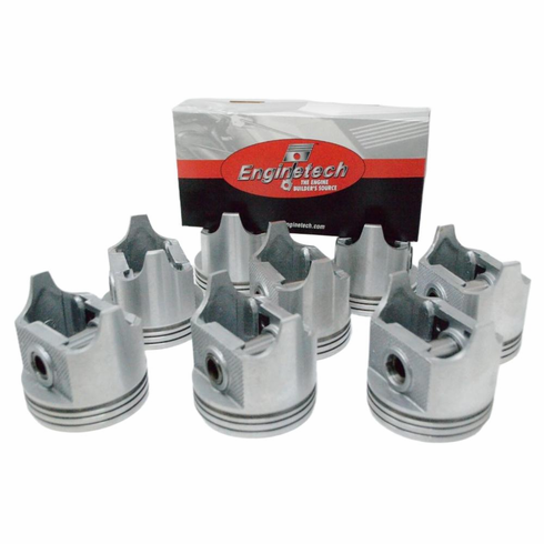 Engine Piston Set, +060, 1970-1991 AMC 360 5.9L Engine