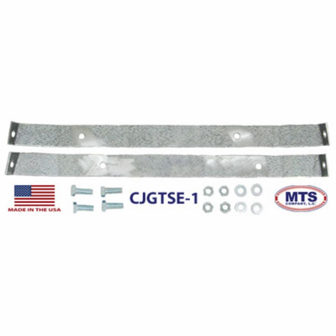 Fuel Tank Skid Plate End Straps for 1972-1990 Jeep CJ and Wrangler YJ with 15 Gallon Tank