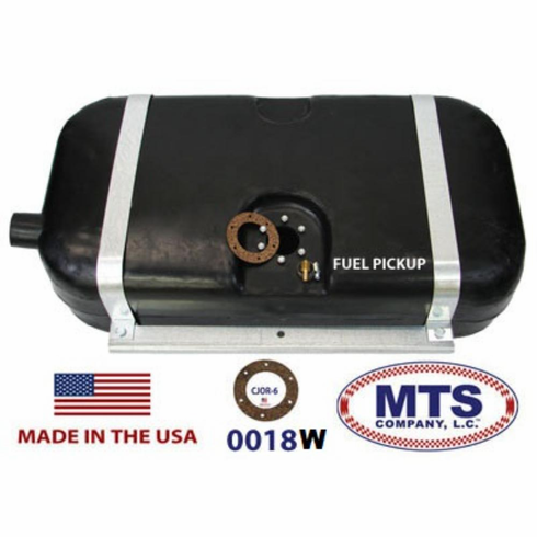 Plastic Fuel Tank for 1946-1964 Willys Station Wagon & Sedan Delivery, 15-Gallon