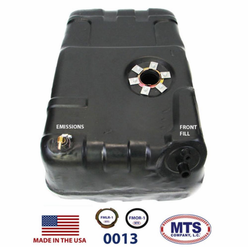 Plastic Gas Tank for Late 1978 - Early 1980 Jeep J10, J20 Jeep Trucks, Filler and Vent Hoses Attach to the Front of Gas Tank