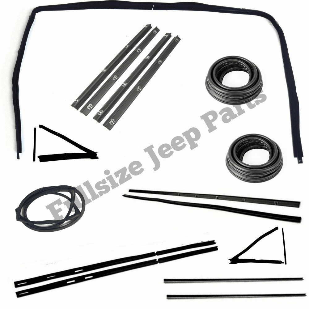 Jeep Weather Stripping, Window & Door Parts for Cherokee, Wagoneer, J10